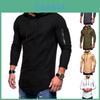 Мужская толстовка Slim Fit для спортзала со шнурком и молнией на рукаве для максимального стиля