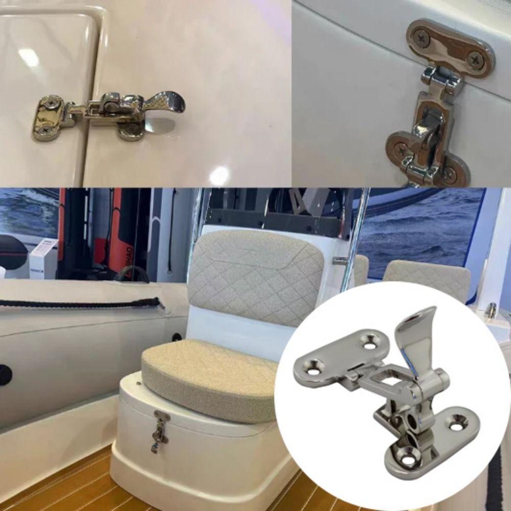 Marine Grade Deck Hasp Locker 316 Stainless Steel Boat Door Hatch Marine Hardware  Boat Deck