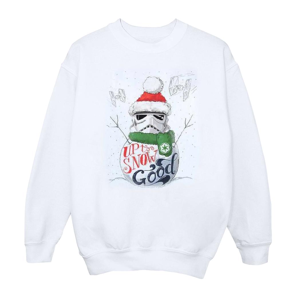 Star Wars Womens/Ladies Stormtrooper Up To Snow Good Sweatshirt