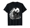 Panda Drawing Animal Print Art Animal Lovers Panda T-Shirt