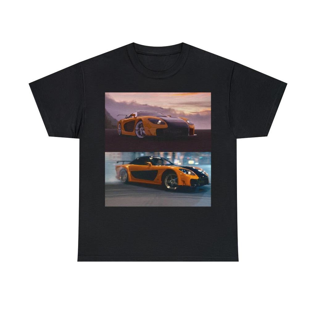 Унисекс футболка из плотного хлопка Tokyo Drift Rx-7