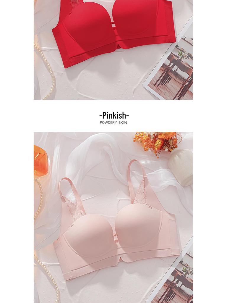 Seamless Anti-Sag Small Bust Lift Wireless Support Bra