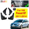 Car Mud Flaps For Volkswagen VW Passat B7 Variant 2011 2012 2013 2014 Front Rear Mudguards Fender Splash Guard Auto Accessories