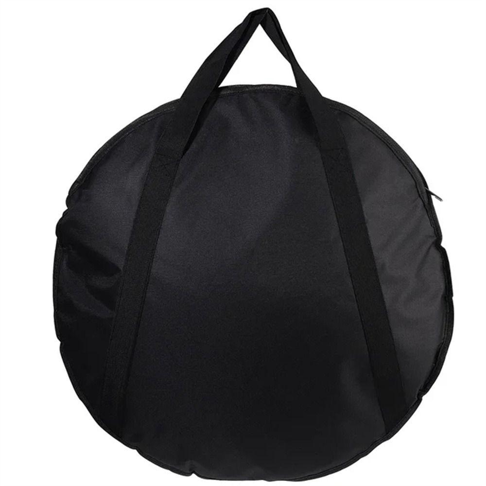 Double- Layer Cymbal Bag Carry Handle Cymbal Gig Bag Cymbal Storage Case Travel Container