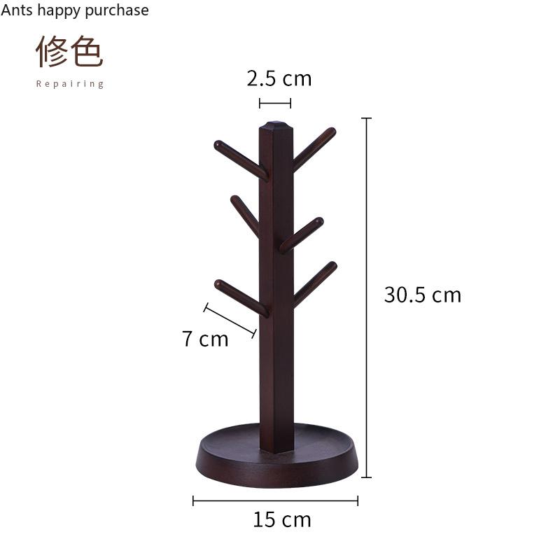 Деревянный держатель для чашек, полка для хранения ключей, подставка для демонстрации ювелирных изделий, органайзер, украшение для дома, держатель для чашек вверх дном, держатели для стаканов