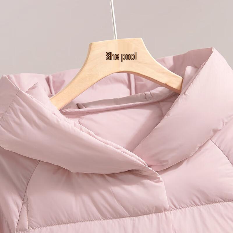 Женская зимняя куртка Shechi с капюшоном, 90% пух утки