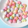 10 Pcs New Cartoon Sweet Gradient Color Love Pentagram Peach Heart  Resin Scrapbook Diy Decorative Jewelry Accessories A83