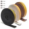 5/10m D/E/P/I Type Anti Collision Rubber Weather Strips Foam Draught Excluder Window Door Seal Strip