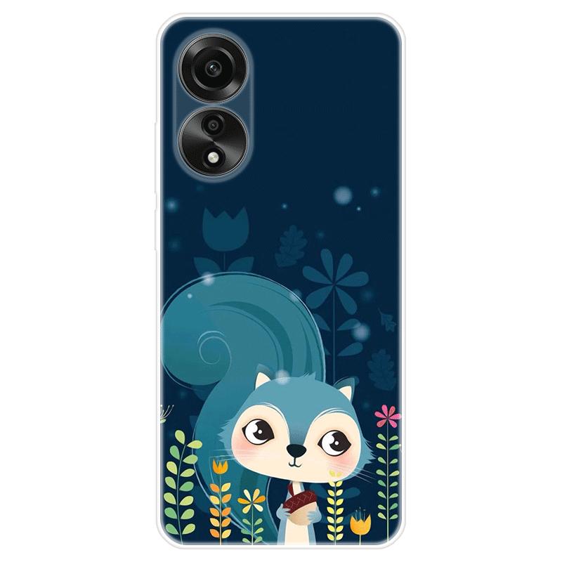 Для OPPO A58 A 58 4G чехол Мягкая силиконовая задняя крышка Мультяшный чехол для телефона Разнообразие