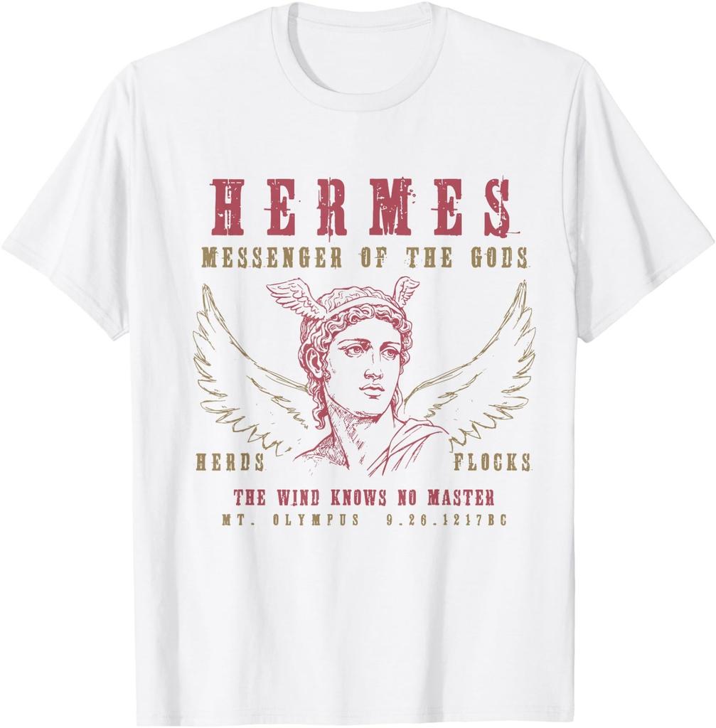 Футболка Hermes God в винтажном ретро-стиле Dark Academia