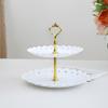 Cupcake Stand Holder Dessert Table Display Rack 2/3-Tier Snack Serving Tray for Tea Party Wedding Baby Shower