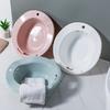 Bathroom Bidet with Hanging Hole Heat-resistant Wide Edge Private Party Soaking Toilet Size Hemorrhoids