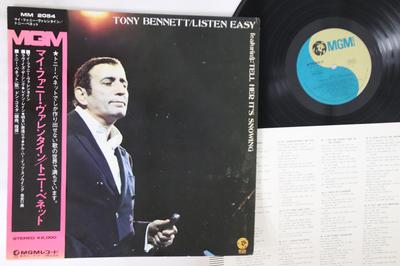 Виниловая пластинка ТОНИ БЕННЕТТ Listen Easy с композицией Tell Her Это MM2054 MGM Япония Obi Поп Б/у