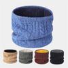 Thick Knitted Neck Gaiter Keep Warm Half Face Mask Fashion Cold-proof Collar  Winter