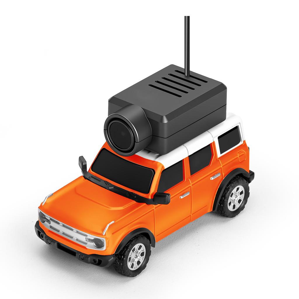 1:64 Mini RC Car, 2.4G FPV Remote Control Toy Car with 720P HD Camera, Gyro, LED Light, APP Controlled Vehicle for Kids