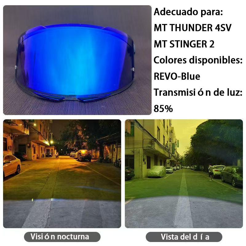 Ветровое стекло для шлема MT THUNDER 4 SV STINGER 2 Аксессуары для мотошлема Сменные линзы для шлема Ветрозащитное и УФ-защитное