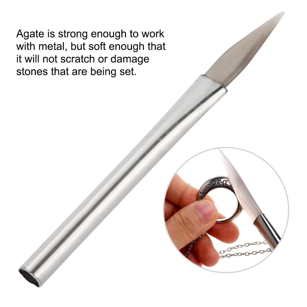 Нож с наконечником из агата, полировка, полировка, изготовление ювелирных изделий, ремесленный инструмент для золота и серебра