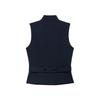 Womens Slim Fit Stand Collar Button-Up Vest 2026 Office Chic Lightweight Sleeveless Top