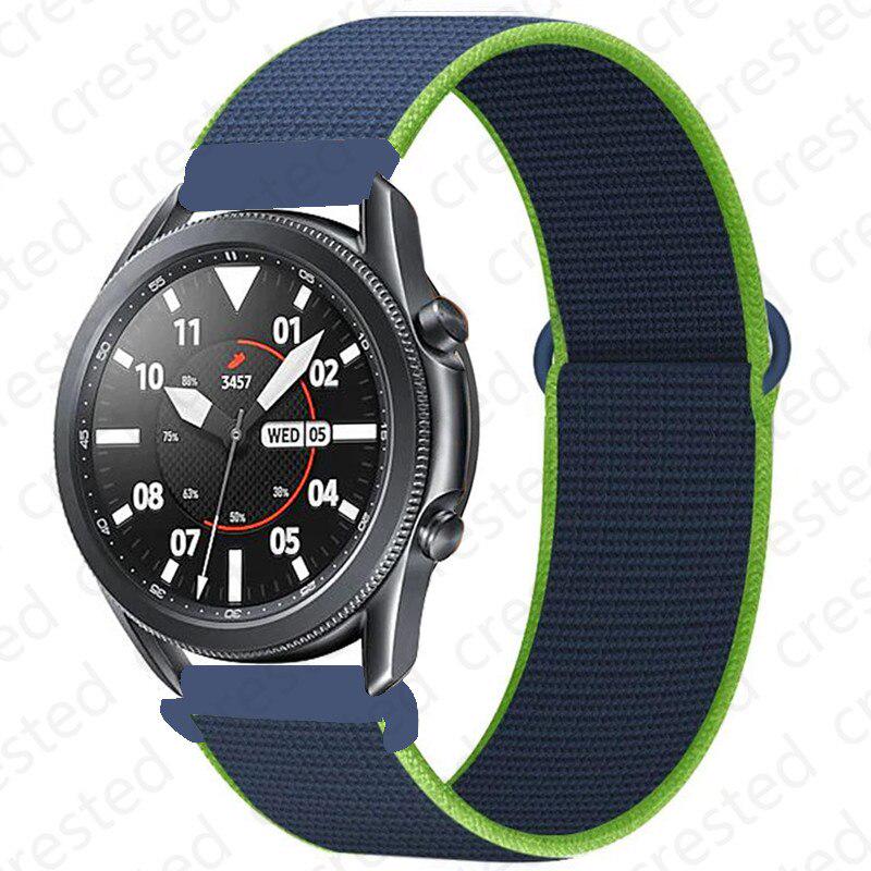 Ремешок 20/22 мм для Galaxy Watch 3/46/42 мм / активный 2 ремешка Samsung Gear S3 Frontier Sport нейлоновый браслет Huawei watch GT 2 41 45 мм