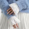 Белый Ложный Манжет Съемный Кружевной Манжет Новый Манжет для Свитера Женский