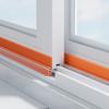 TPE Sliding Window Seal Strip Self Adhesive Triple Sound Insulation Windproof AntiCold Door Under Flexible Weatherstrip Tape