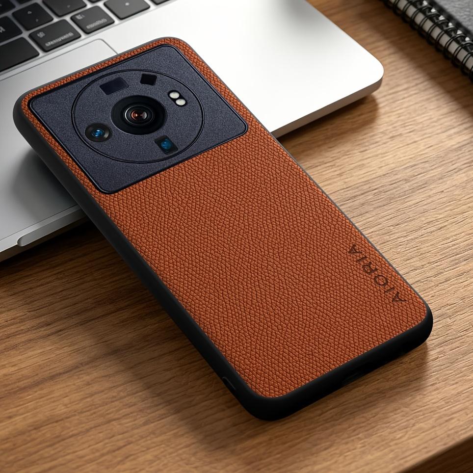 Phone Case: for Xiaomi 12 12T Pro Ultra Lite 12X Case Simple Elegant Durable Synthetic Leather Stylish Phone Case