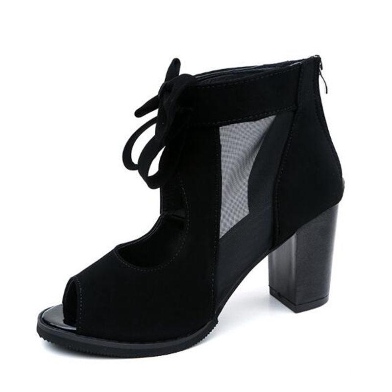 Женские туфли на платформе с застежкой-бабочкой и молнией на массивном каблуке, модные туфли-лодочки с открытым носком и бусинами