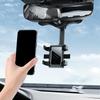 360° Rearview Mirror Phone Holder For Car Mount Phone And GPS Holder Universal Rotating Adjustable Telescopic Car Phone Holder