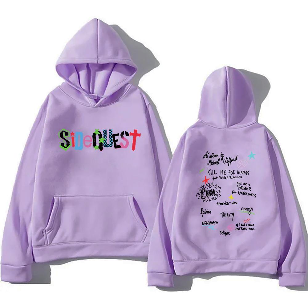 5 Seconds of Summer Michael Clifford Hoodie 2025 Album SIDEQUEST Men/women Hoodies Harajuku Winter Clothes Pullover Sweatshirt