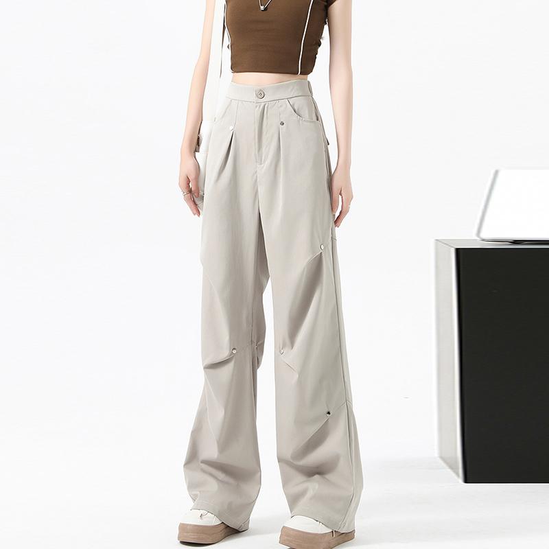 Женские теплые брюки-карго с флисовой подкладкой, свободные повседневные брюки прямого покроя с высокой талией, модные и удобные спортивные брюки