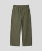 BLACK MOMENT Comfort Wide Cotton Elastic Waist Pants [Khaki]