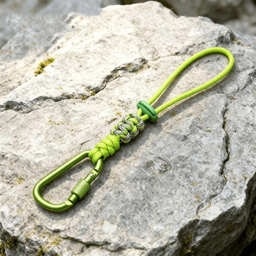 Locking Carabiner Clip Water Bottle Lanyard Zinc Zinc Alloy Key Chain Lanyard Daily Use