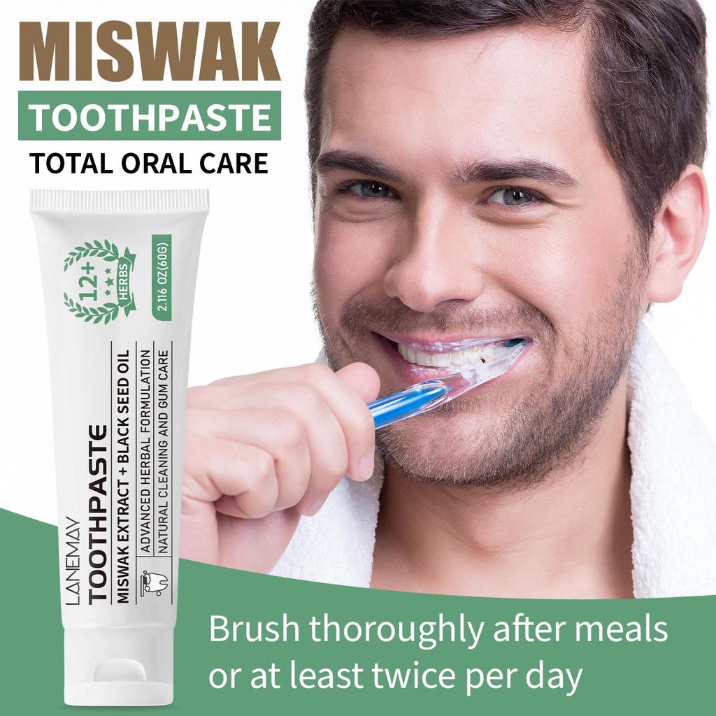 Toothpaste-Deep Cleansing Strengthens Teeth, Promotes Healthy Gums & Brighter Smile, Daily Freshness,60g