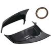 For BMW 5-Series E60 E61 LCI Sedan 2008 2009 2010 Glossy Black Carbon Fiber Look Sticker Style Rear View Mirror Cover