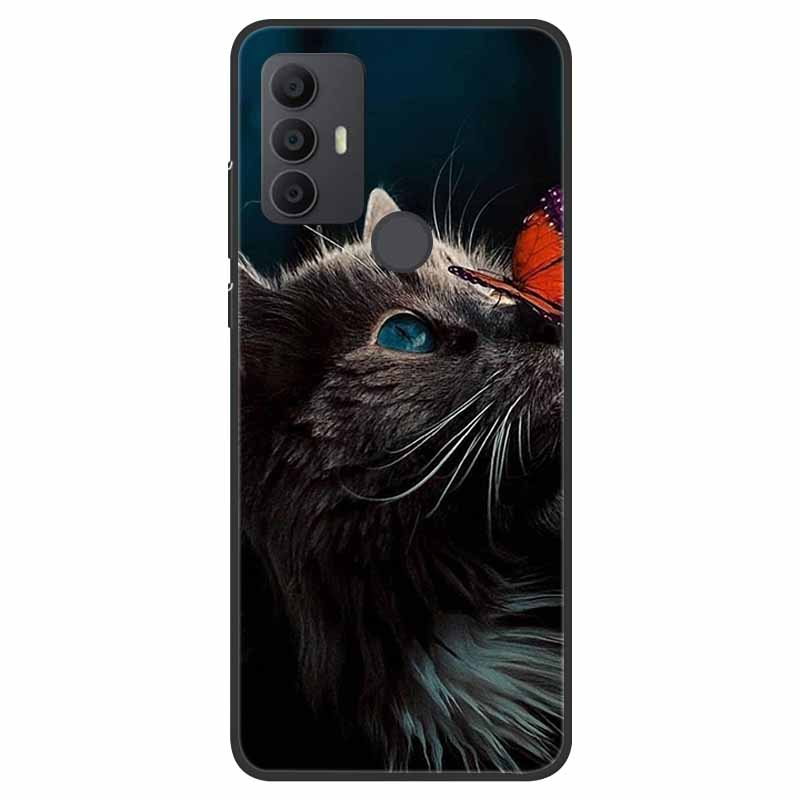 Для чехла TCL 30 SE 305 306 Мягкий силикон Крутой мультяшный coque Для TCL 306 305 Задняя крышка Para TCL 30SE Чехлы Модный ТПУ Fundas