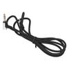 1.2m Headphones Audio Cable Black Braid Wire Replacement for Sennheiser Momentum Headset