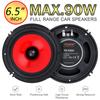 2pcs 6.5 Inch 90W Full Range Frequency Car Coaxial Speaker Heavy Mid-bass Modified Speaker  Non-destructive Installation