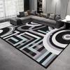 Modern Abstract Large Size Decorative Rug for Living Room Non-slip Soft Coffee Tables Mat Easy Cleaning Room Decor Area Carpet