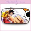 One Piece Луффи Аниме Принт Студенческий Однослойный Пенал для хранения канцелярских принадлежностей для детей