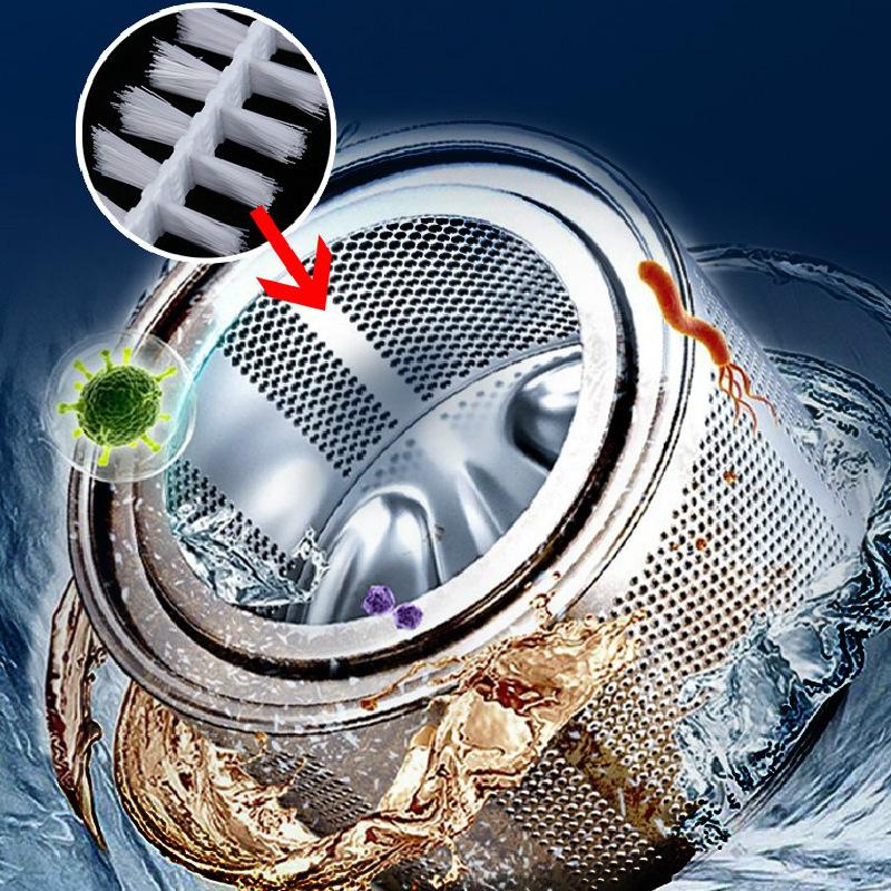 Щетка для чистки с длинной щетиной для барабана и внутренних стенок стиральной машины, крыльчатки и щелей кондиционера