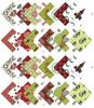 Print  Precut 5-inch Cotton  Fabric  Quilting  Squares  Charm Pack DIY Patchwork Sewing Craft-