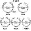 Мужское кольцо для пениса, утяжелитель для мошонки, кольцо сопротивления крайней плоти из нержавеющей стали, фиксатор спермы, секс-игрушки для геев