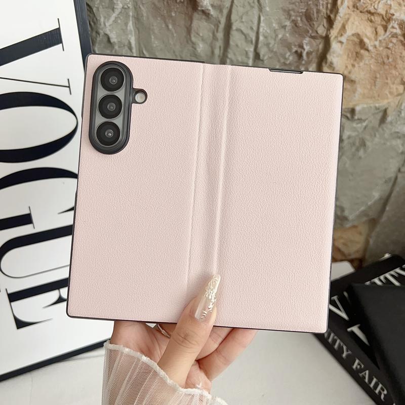 Чехол-книжка из ПУ-кожи с защитой камеры для Samsung Galaxy Z Fold 7 6 5, складной чехол для Galaxy Z Fold7