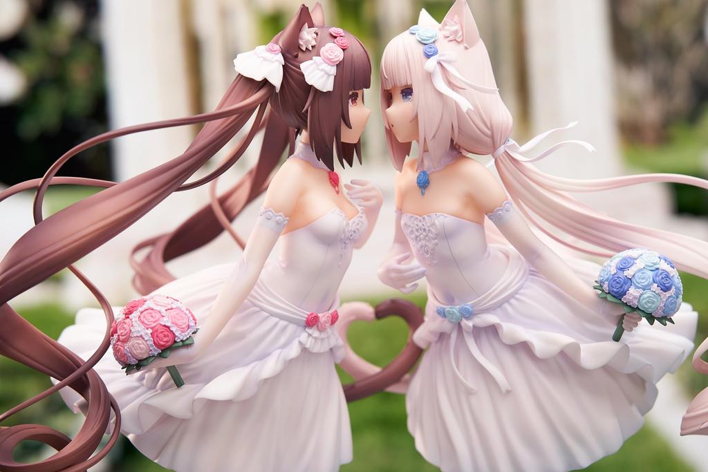 Nekopara Chocolat Vanilla Dream Scale ПВХ ABS окрашенная готовая фигурка и версия Eden. 1/7 и