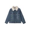 Levis Зимняя теплая серия 0052L Повседневный стиль Удобная Минималистичная мода Теплый эффект Классическая синяя куртка-шерпа Куртки унисекс 0052L-0000