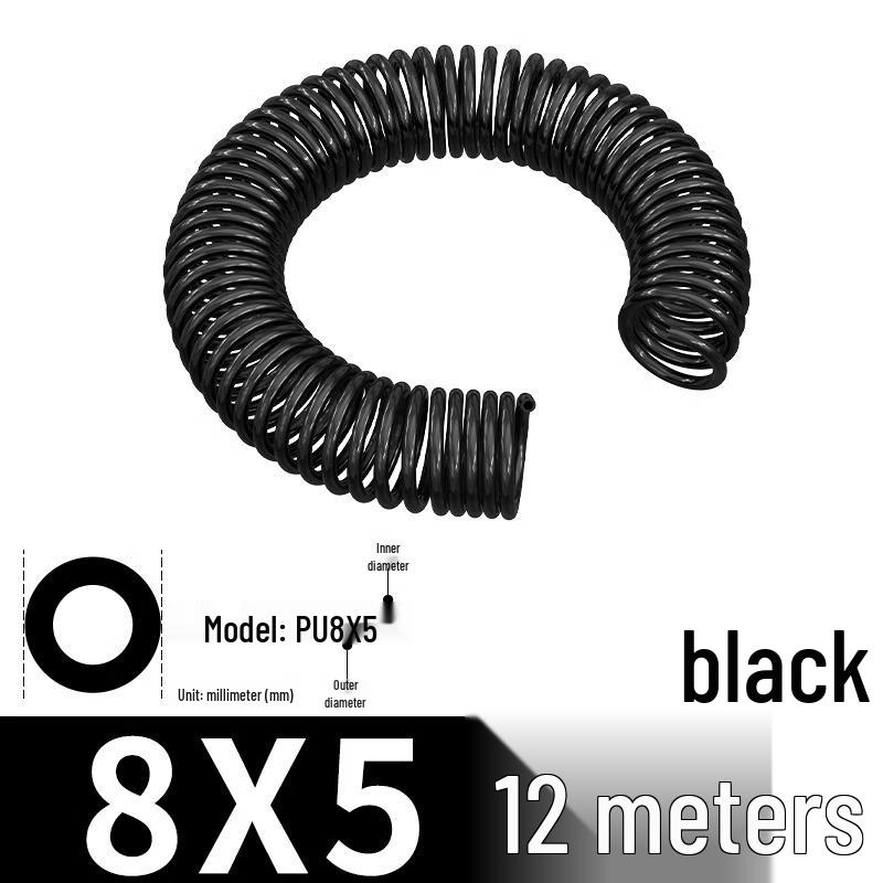 High-Pressure Retractable Air Hose with Quick Couplings