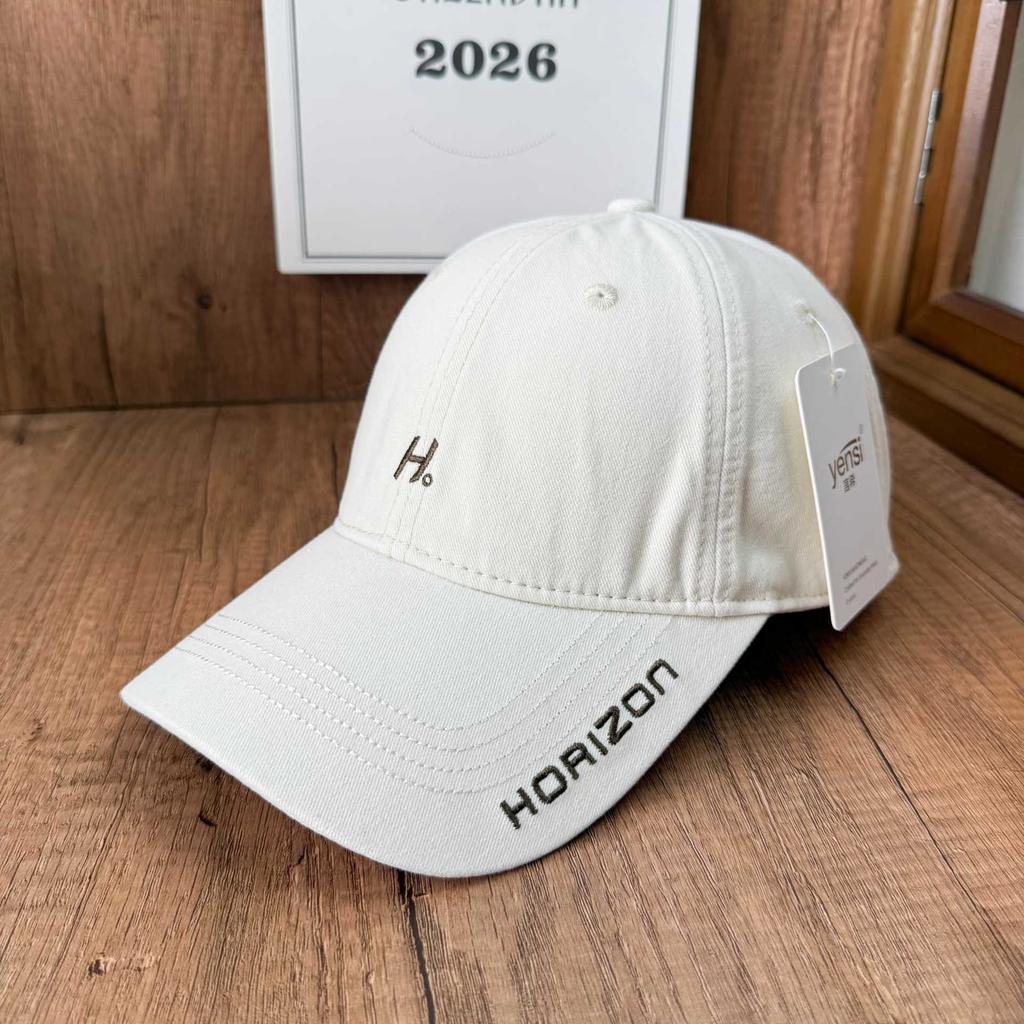 Casual simple style baseball cap men's and women's autumn and winter soft top cap embroidery daily casual versatile single item hat