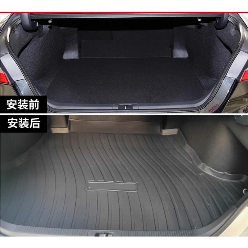 For Toyota Camry XV70 Daihatsu Altis 2018~2023 Car Trunk Mat Anti-dirty TPE Rubber Material Trunk Pads Carpet Auto Accessories