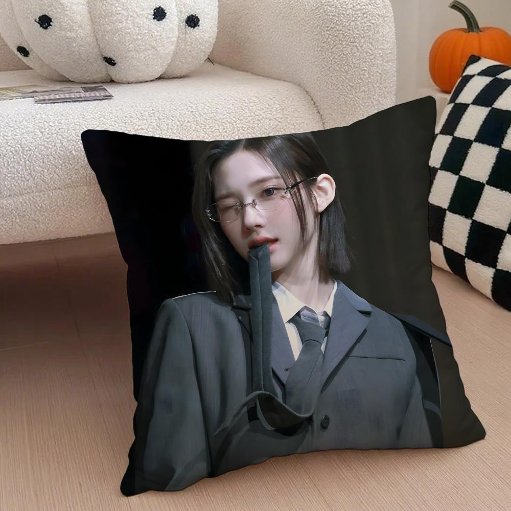 actor classic CChoi Ji Woo Cushion Cover Throw Pillow Cover Hidden Button Durable Polyester Chair Cushion