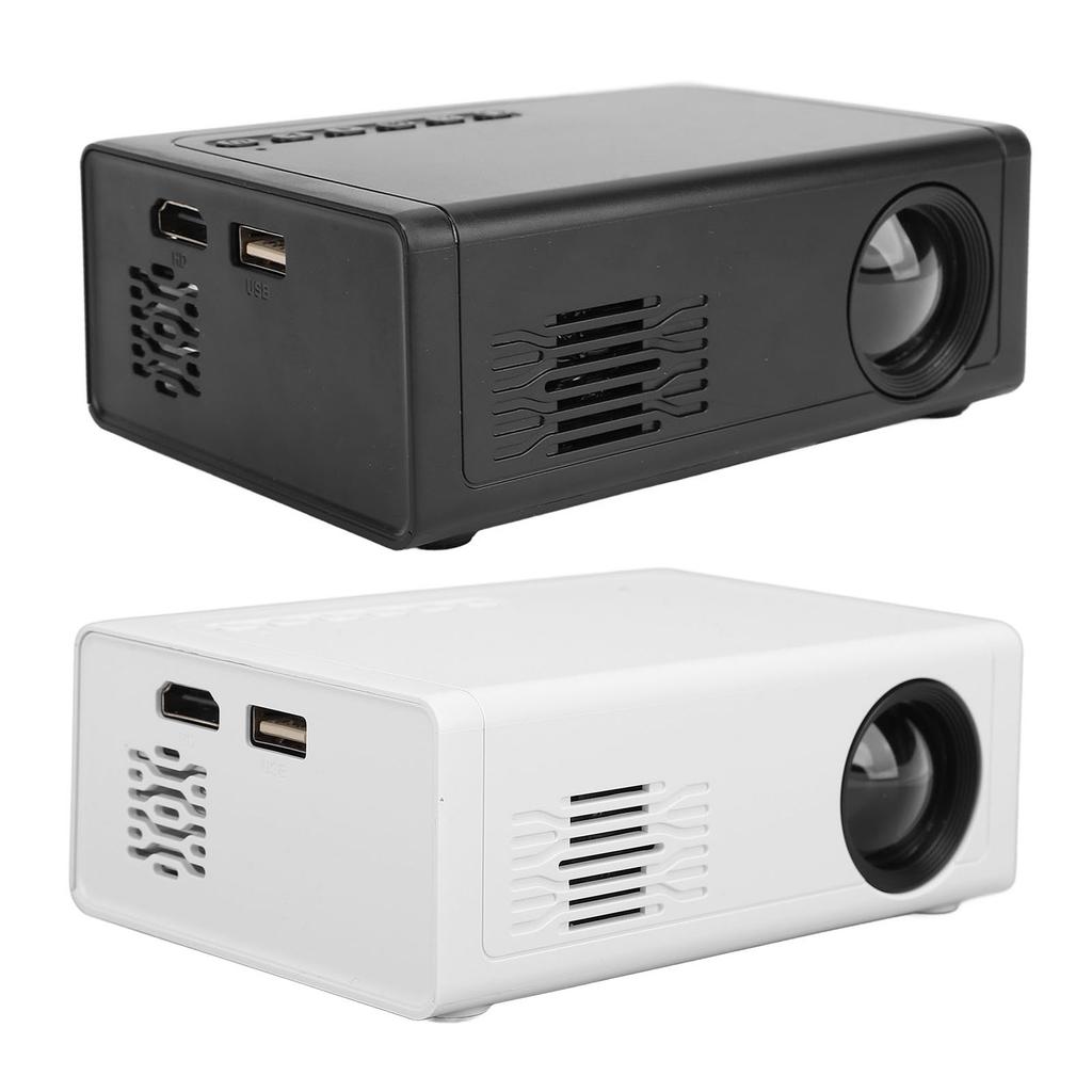 Портативный проектор 1080P HD USB Movie Video Projector с HD Multimedia Interface Пульт дистанционного управления для